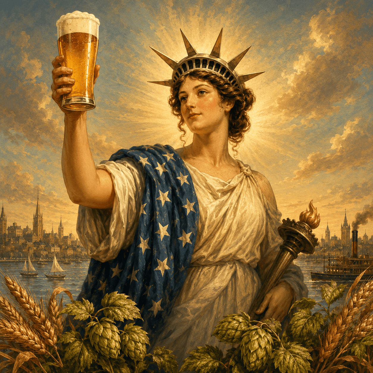 18th Amendment — Pre-Prohibition Lager, poured.