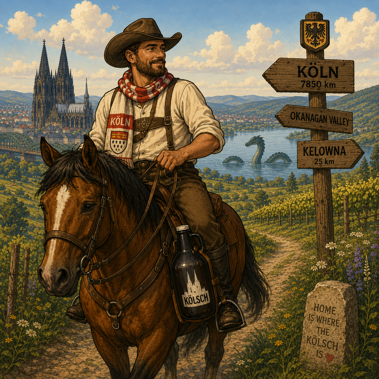 The Cologne Ranger — Kölsch, poured.