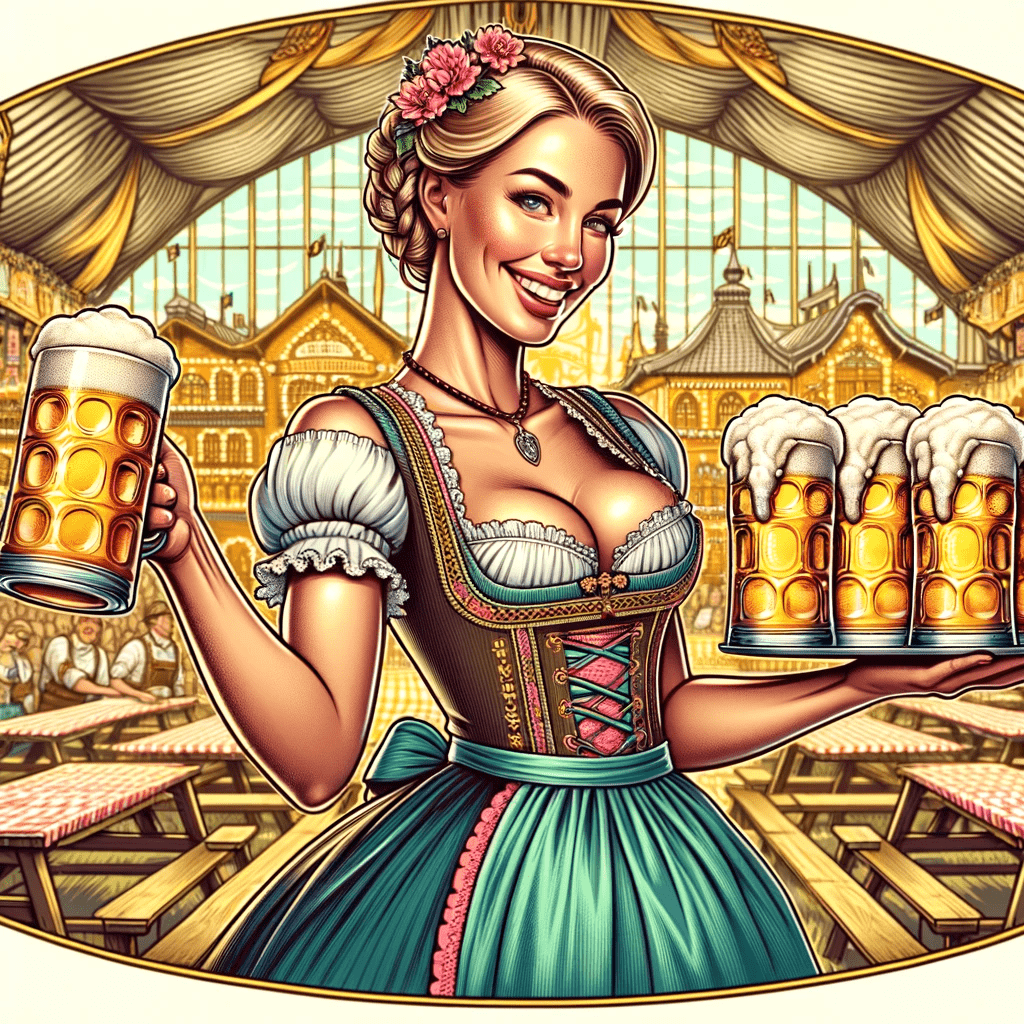 Dirndl Dropper Marzen — Märzen, poured.
